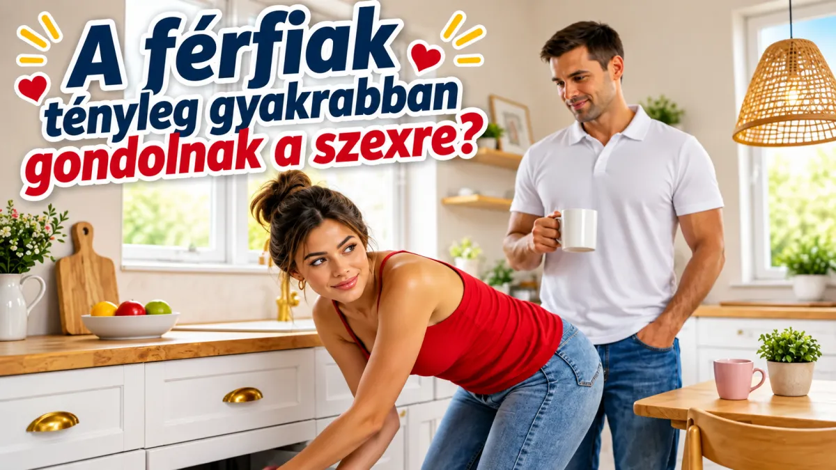 A férfiak tényleg gyakrabban gondolnak a szexre?