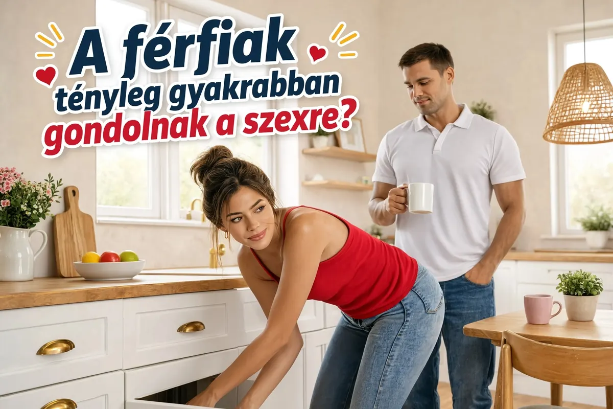A férfiak tényleg gyakrabban gondolnak a szexre?
