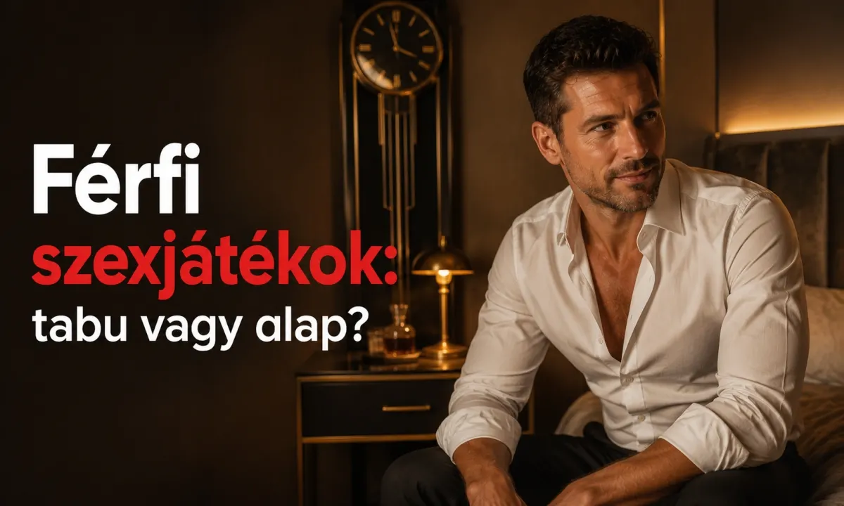 Férfi szexjátékok: tabu vagy alap?