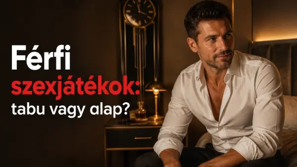 Férfi szexjátékok: tabu vagy alap?