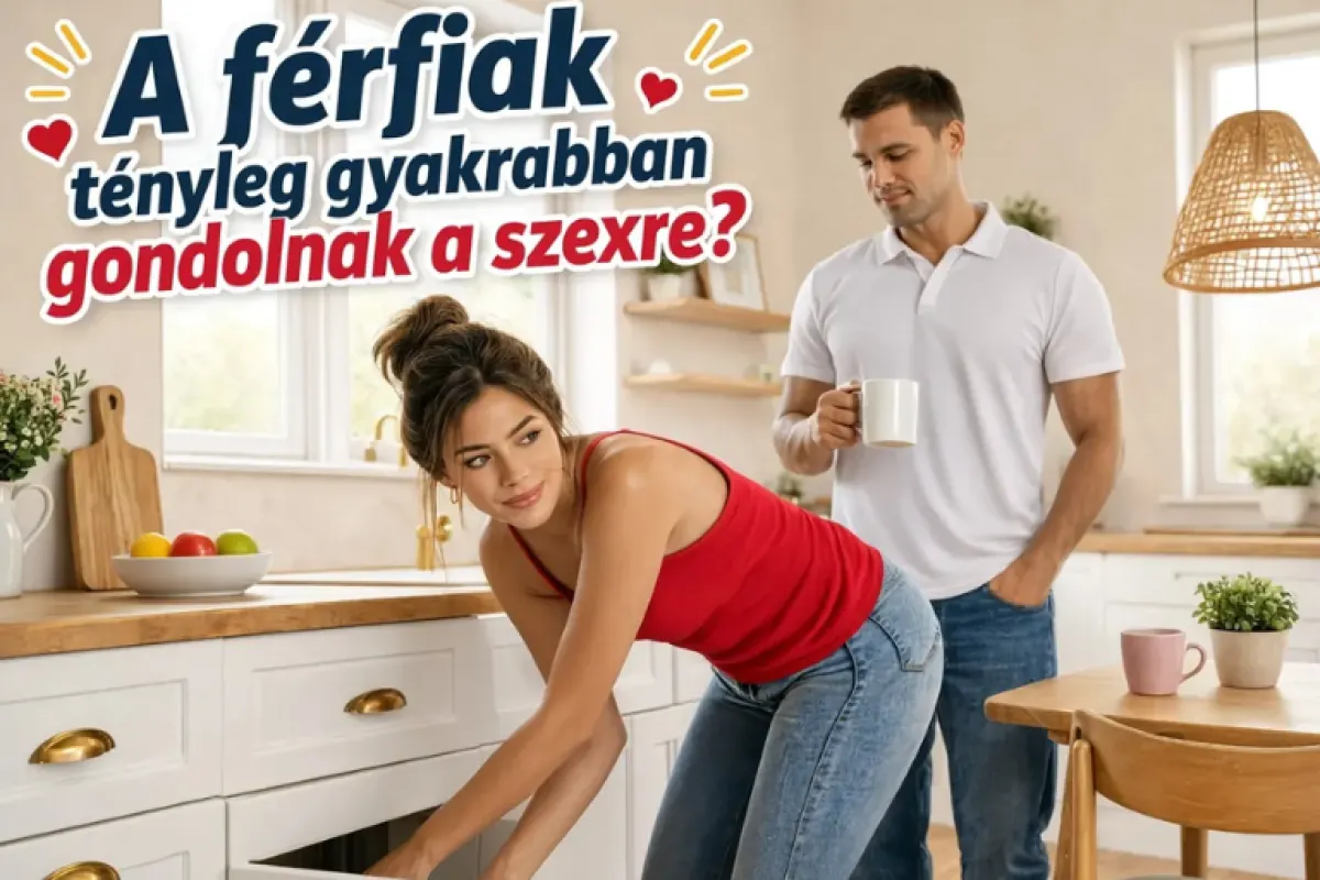 A férfiak tényleg gyakrabban gondolnak a szexre?