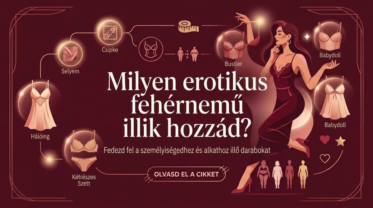 Milyen erotikus fehérnemű illik hozzád?