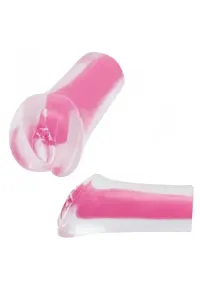 Átlátszó/pink vagina-12cm.