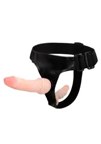 Strap-on penis double dong.