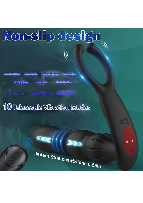 Wader prosztata vibrátor,le-fel,akkus - kép 3