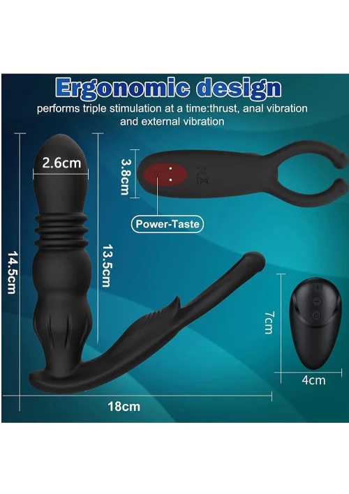 Wader prosztata vibrátor,le-fel,akkus - kép 4