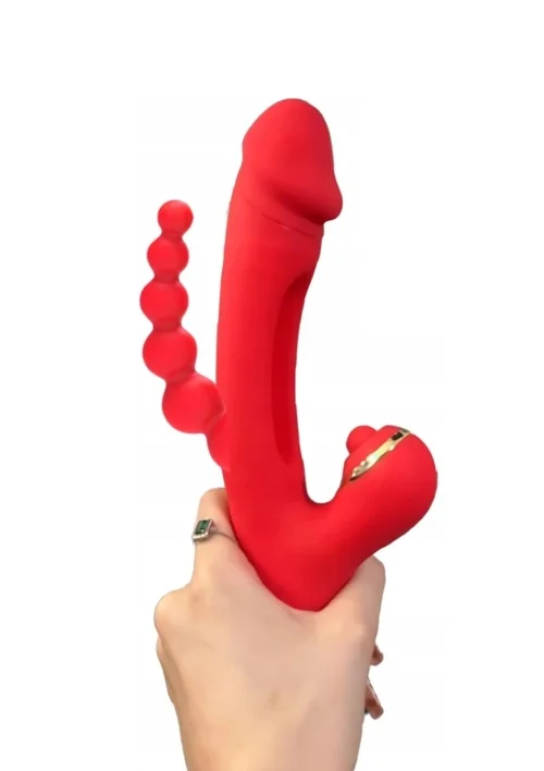 RED háromszoros stimulációs vibrátor,akkus - kép 3