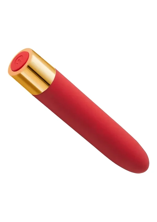 Scarlet red szilikon vibrátor,akkus - kép 2