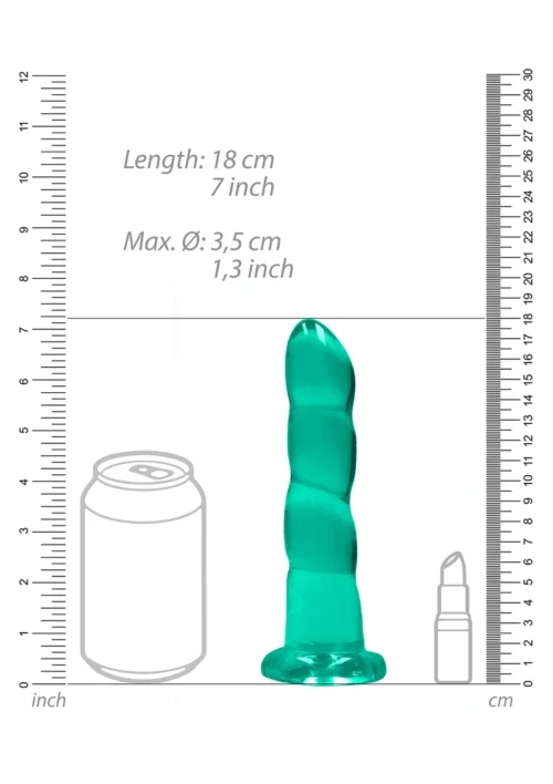 Non-Realistic Dildo with Suction Cup -17cm - kép 4