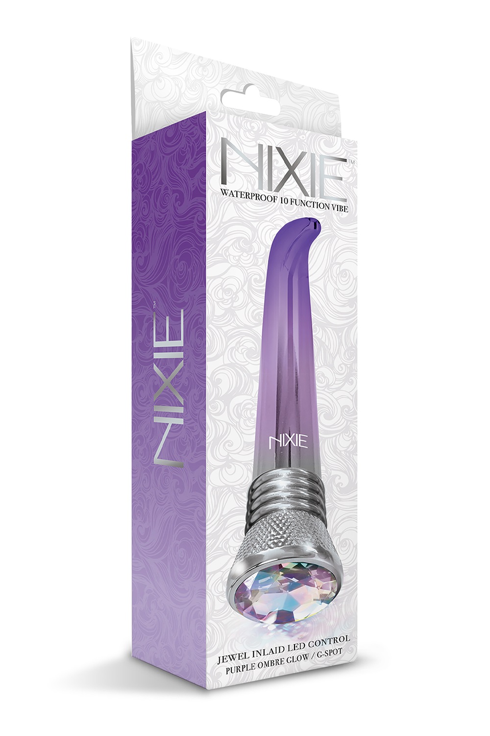 NIXIE JEWEL OMBRE G-SPOT VIBE PURPLE GLOW.