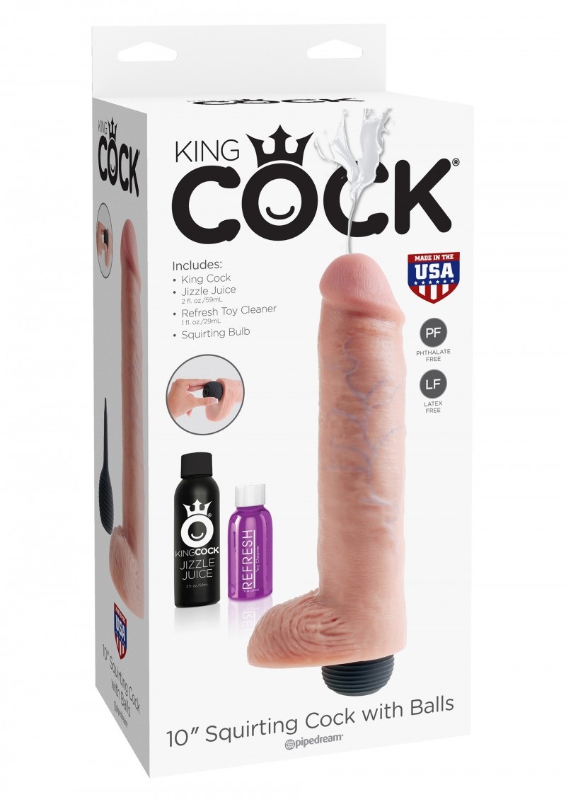 King Cock SQUIRTING COCK-25cm.